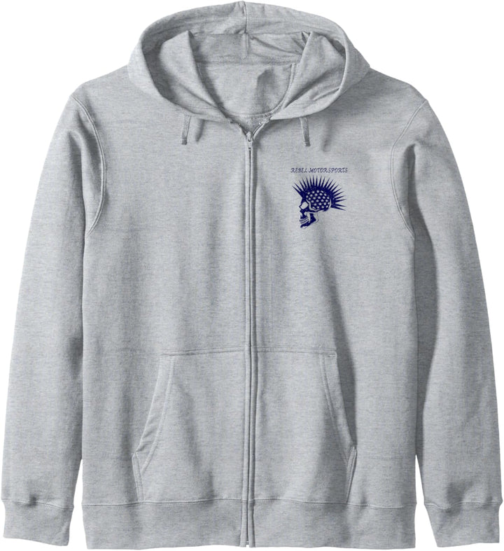 Rebel Motorsports Doppelseitig Rebel Rebel Kapuzenjacke