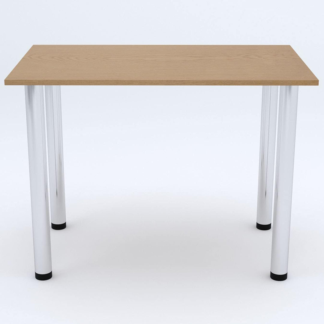 mikon 60x40 | Esszimmertisch - Esstisch - Tisch mit Chrombeinen - Küchentisch - Bürotisch | Eiche HE