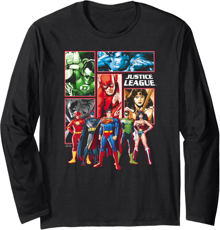 Justice League Star League Langarmshirt