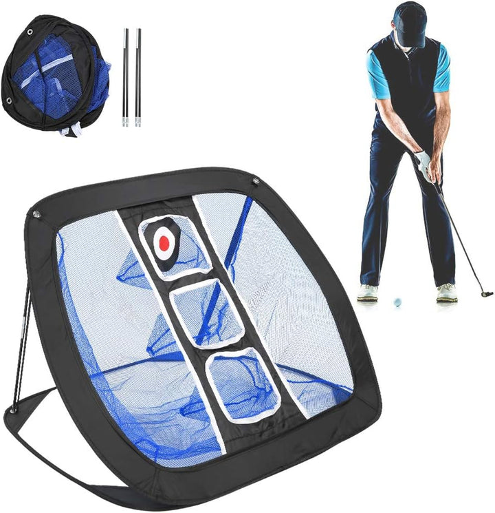 Leapiture Golf-Übungsnetz im Freien Golf-Tennis-Zielübungen Faltbares tragbares Indoor-Golf-Schlagne