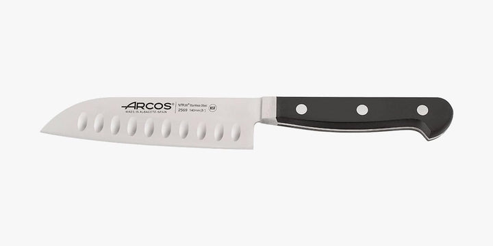 Arcos 256900 Serie Clasica - Santoku Messer Messer Asiatischer Art- Klinge aus Nitrum geschmiedetem