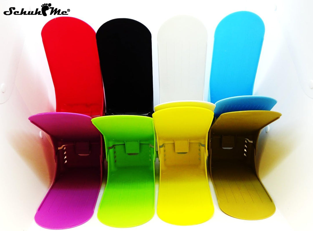 16 x Verstellbarer Profi Schuhstapler Schuhorganizer Schuhhalter – Magic Shoe Rack Organizer - Spars