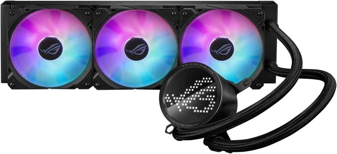 ASUS ROG Ryuo III 360 RGB All-in-One-Flüssig-CPU-Kühler (3x adressierbare 120 mm Radiatorlüfter, Ani