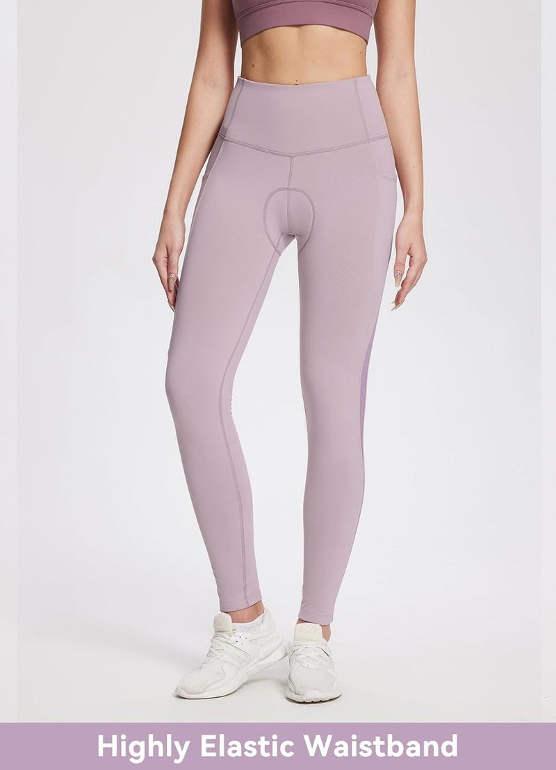 BALEAF Fahrradhose Damen Winter Wasserdicht Thermo Radhose Damen Fleece Gefüttert Winddicht Fahrradh