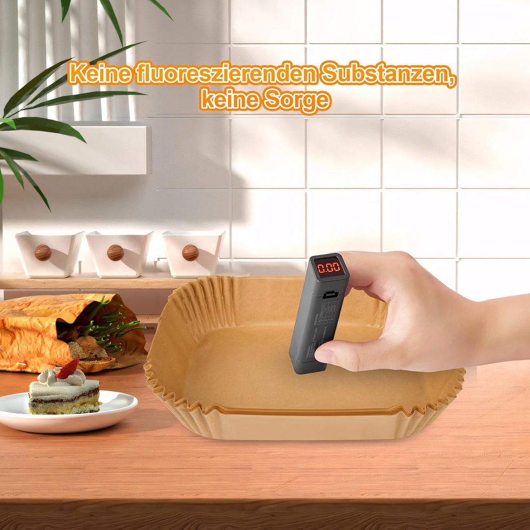 230 Stück Backpapier für Heissluftfritteuse COSORI 2 Kammern 8,5L, Airfryer Backpapier für Cosori CA