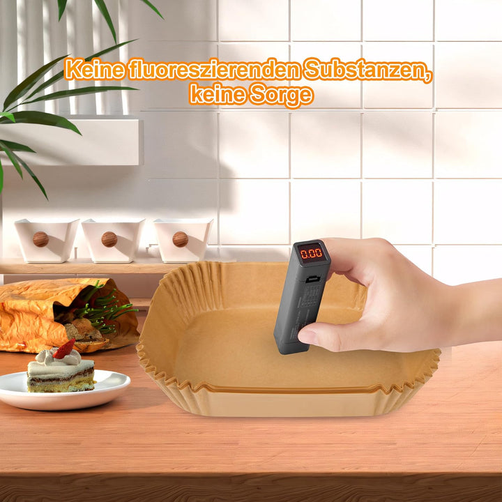 230 Stück Backpapier für Heissluftfritteuse COSORI 2 Kammern 8,5L, Airfryer Backpapier für Cosori CA