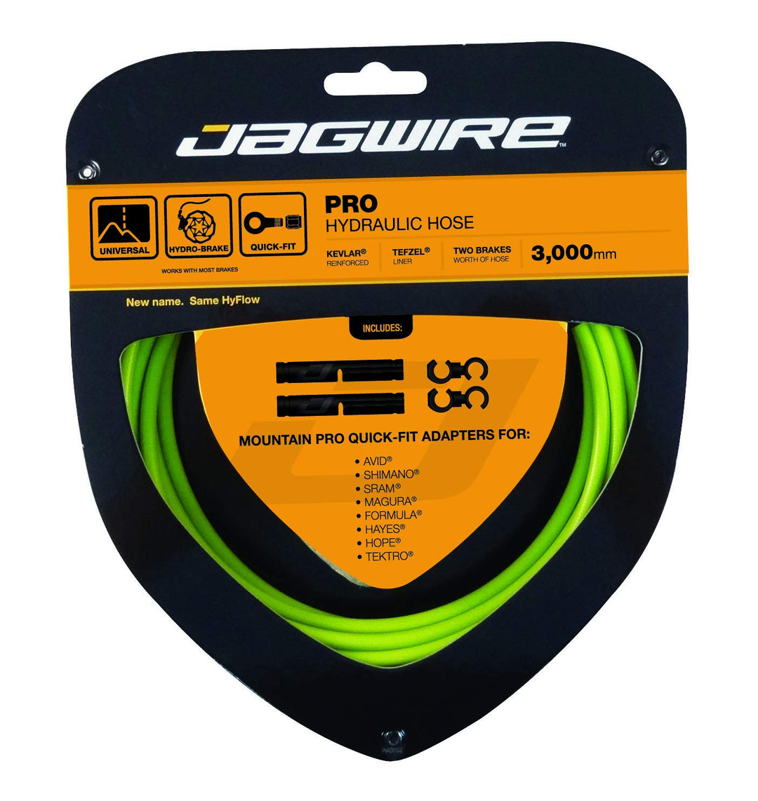 Jagwire HBK406 Hyflow Quick-fit Bremsleitungsset Weiss Farbe Grün, 3m, Grün