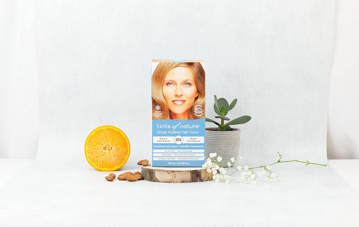 Tints of Nature 8N Natural Light Blonde Permanent Hair Dye, Natürliches Hellblond Permanente Haarfar