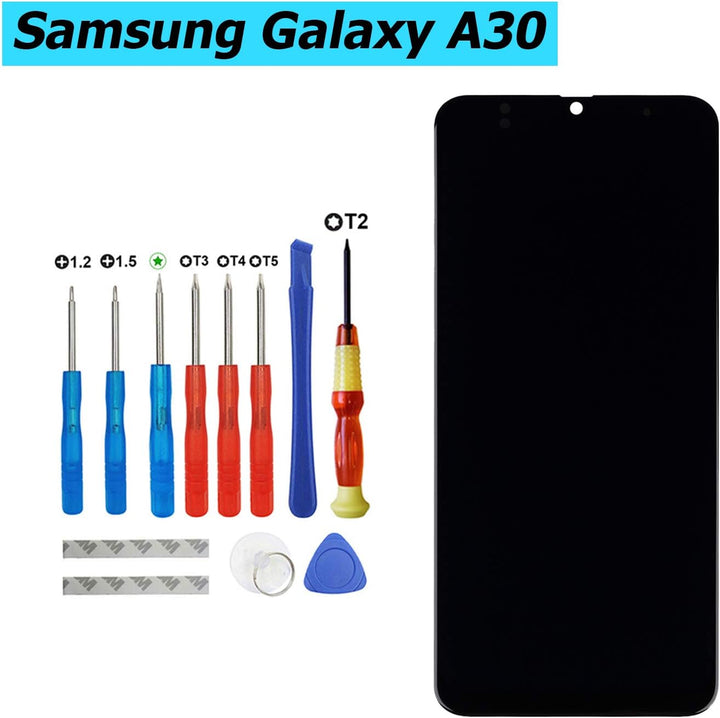 E-YIIVIIL Ersatz AMOLED Display Kompatibel Für Samsung Galaxy A30 SM-A305F SM-A305FN Ersatzteil Repa