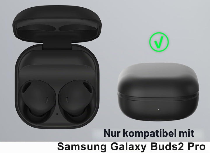 leChivée Ersatz Ladecase für Samsung Galaxy Buds 2 Pro,Kabelloses Ladecase Kompatibel mit Galaxy Bud
