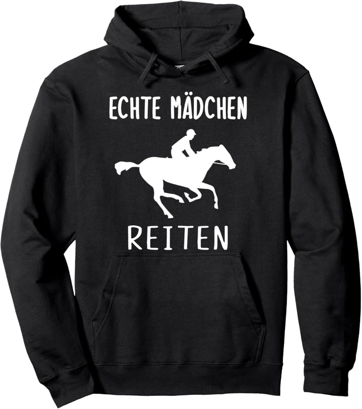 Pferde Reiterin Frauen Echte Mädchen Reiten Pullover Hoodie