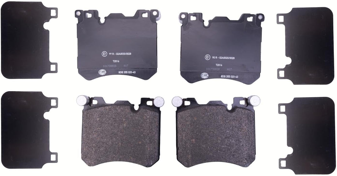 HELLA PAGID 8DB 355 020-431 Bremsbelagsatz - T2016 - Dicke/Stärke: 19.4mm - Bremssystem: Brembo - fü
