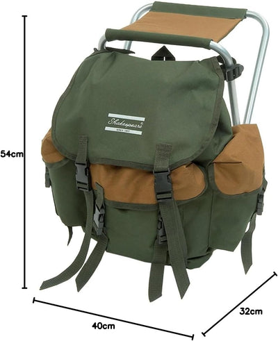 Shakespeare Folding Angelstuhl mit Rucksack, Mit Rucksack