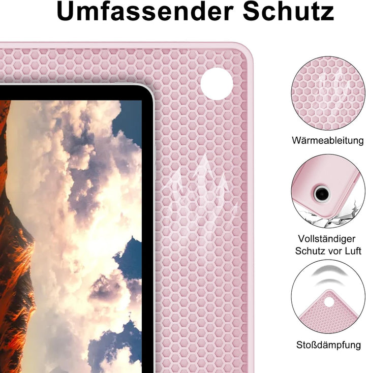 Tastatur Hülle für Samsung Galaxy Tab A9 8.7'' 2023, QWERTZ Deutsches Tastatur Magnetische Wireless