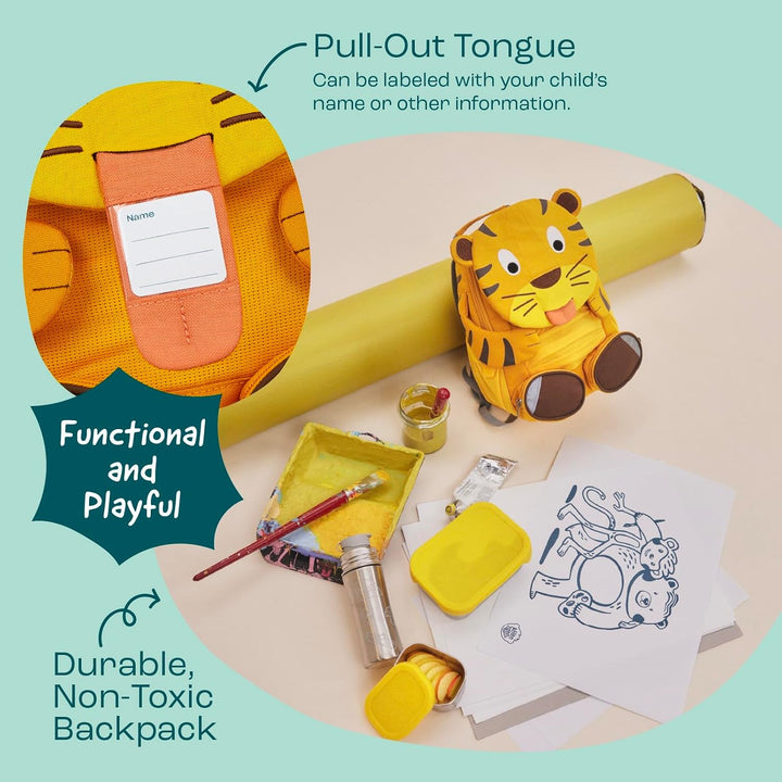 Affenzahn Kinderrucksack Grosser Freund | Kindergartenrucksack für Kinder von 3 bis 5 Jahren mit fun