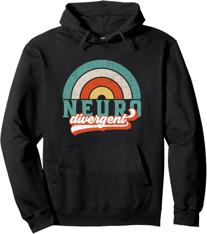 Neurodivergent Pride for Autism ADHS and ASD Awareness Pullover Hoodie
