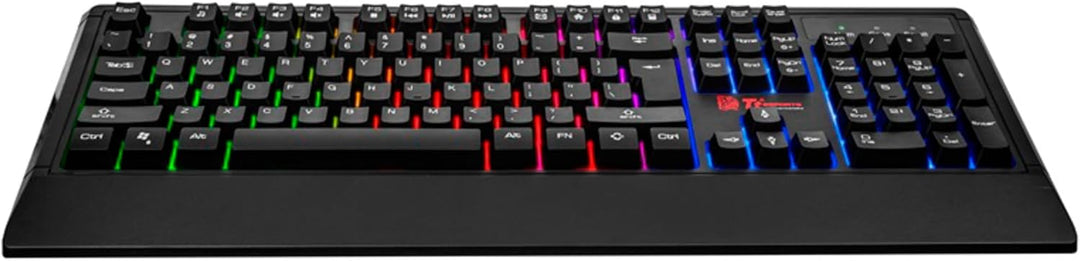 Tt Esports/Thermaltake Challenger Combo RGB (GER) | Tastatur-Maus-Set | Ergonomisch | rechts-und lin