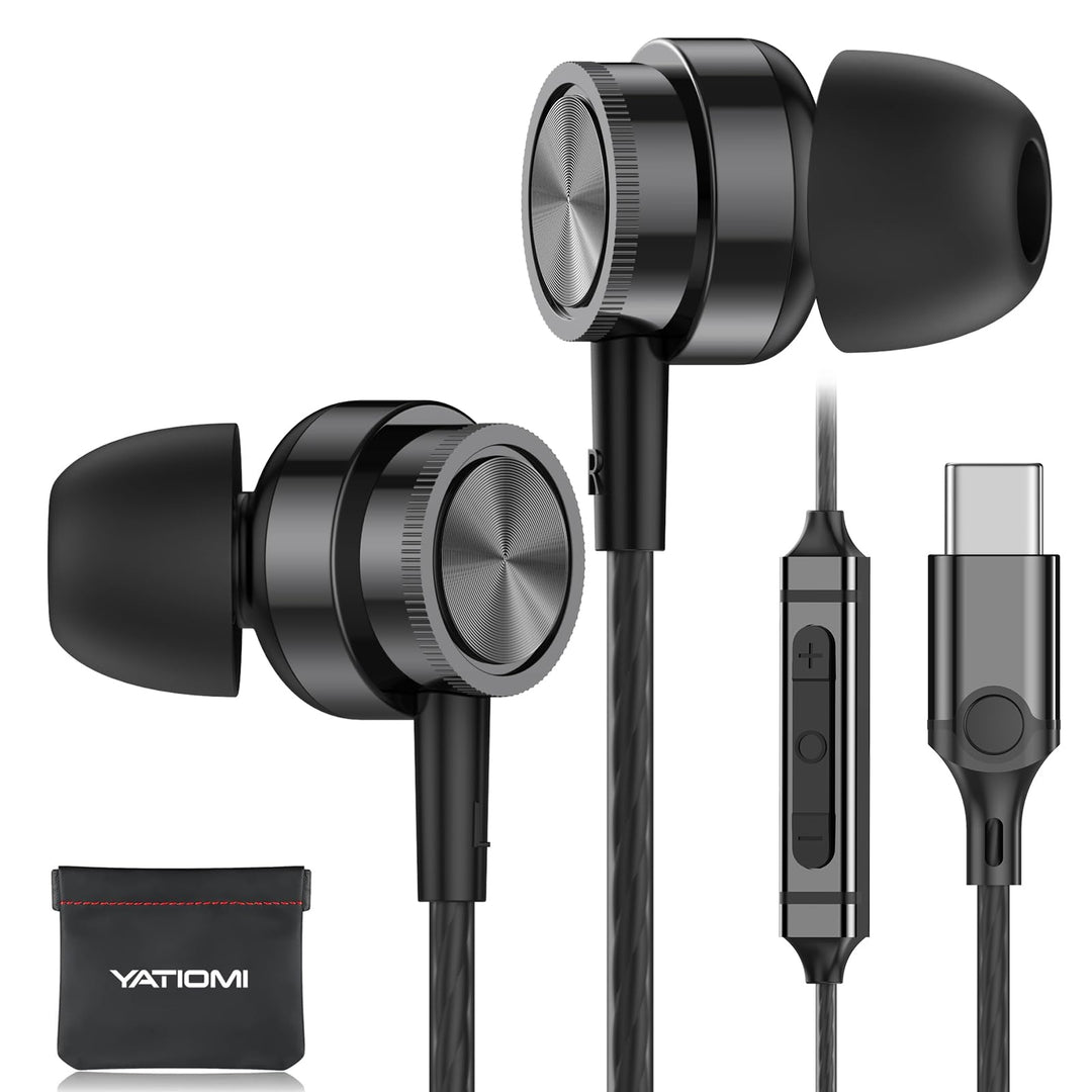 USB C Kopfhörer, In-Ear Kopfhörer mit Kabel USB C for Samsung Galaxy S25 Ultra S23 S22 FE A56 A56 A1