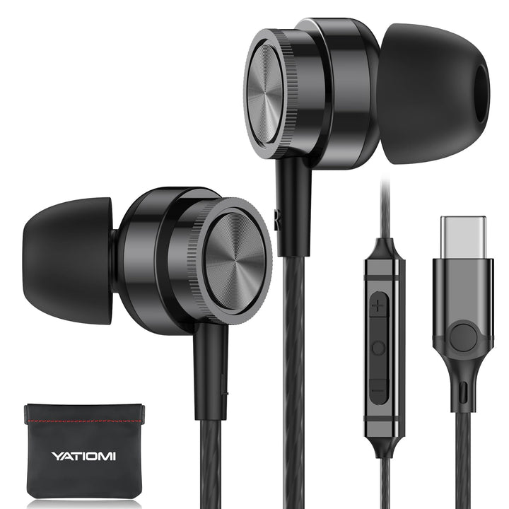 USB C Kopfhörer, In-Ear Kopfhörer mit Kabel USB C for Samsung Galaxy S25 Ultra S23 S22 FE A56 A56 A1