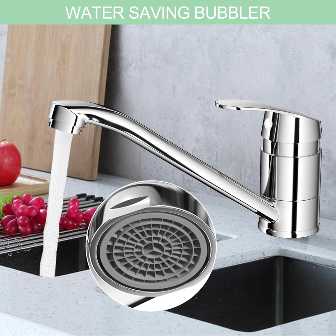 Wasserhahn Küche, Küchenarmatur mit Keramikkartusche, Spültischarmatur, Einhebelmischer 360° Schwenk