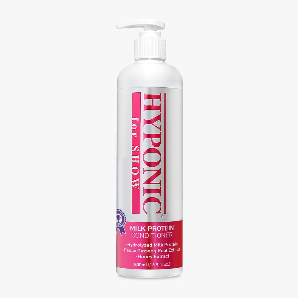 HYPONIC Show Milk Protein Conditioner - Professionelles Show Dog Shampoo für Hochleistung 500 ml