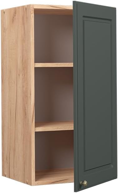 Vicco Hängeschrank Fame-Line, Grün-Gold Landhaus/Goldkraft Eiche, 40 cm Grün-gold Landhaus Hängeschr
