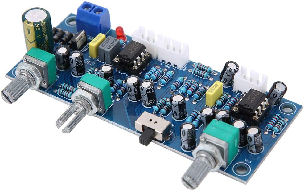 Tiefpassfilter-Vorverstärkerplatine, Vorverstärkerplatine 2.1-Kanal-Tiefpassfilter-Subwoofer-Tonplat
