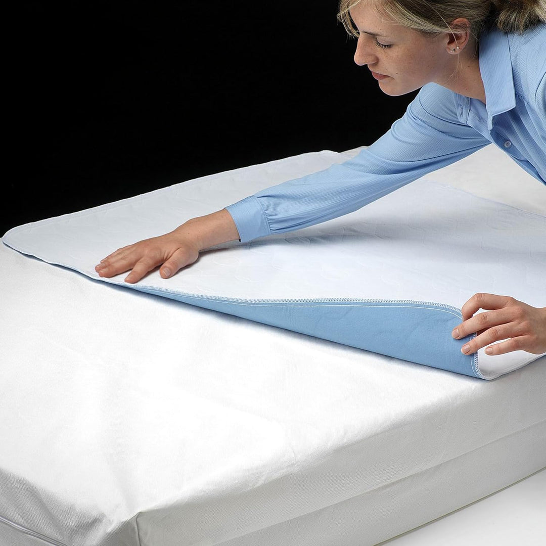 Erwin Müller Matratzenschutz Chemnitz wasserdicht/kochfest 2er-Pack Polyester-Velours Weiss 70x90 cm