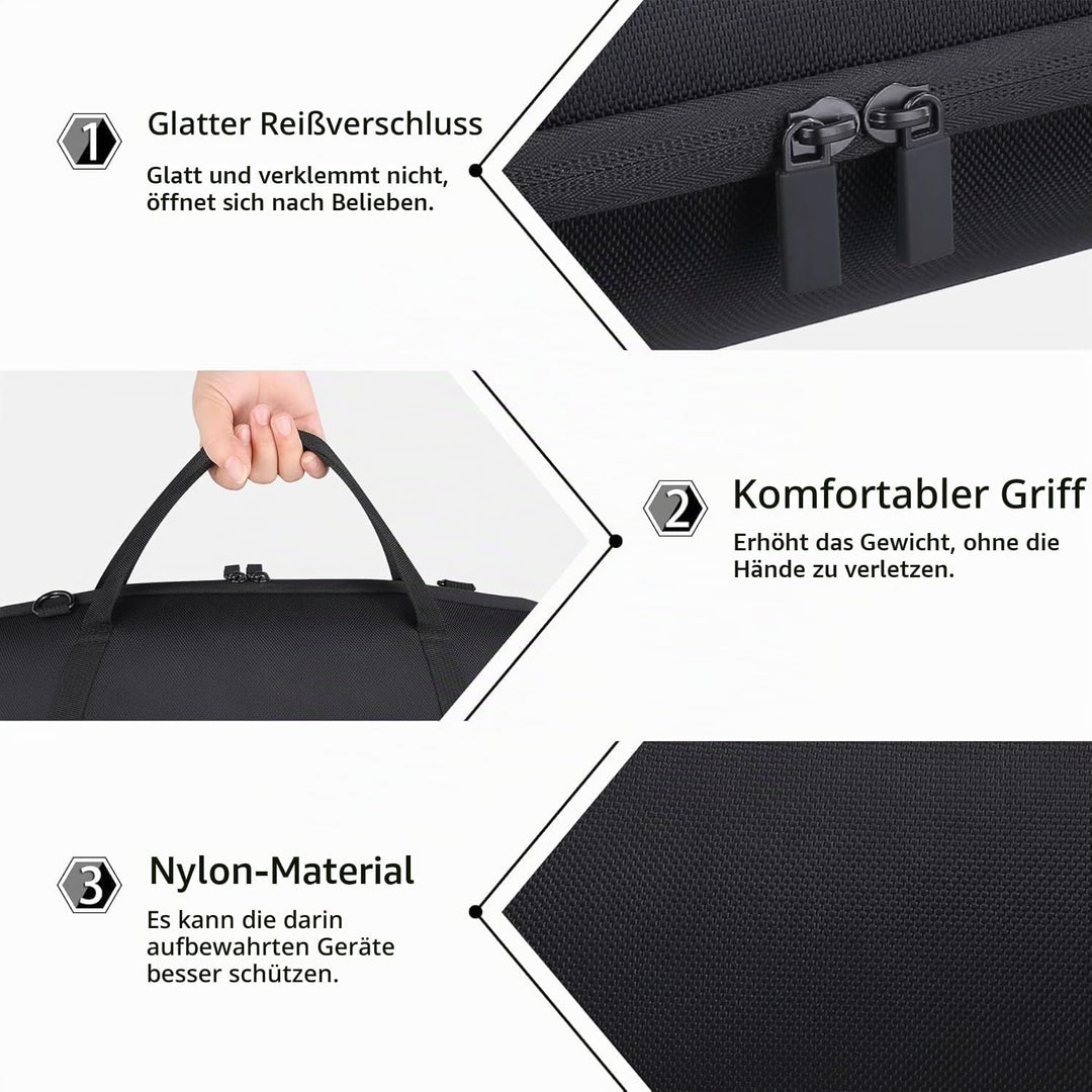 co2CREA Hart Reise Schutz Hülle Etui Tasche für JBL Xtreme 4 Tragbarer Bluetooth Lautsprecher,Nur Ta