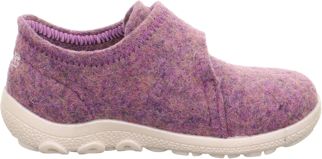 Superfit Mädchen Happy Hausschuhe 27 EU Weit Lila Weiss 8500, 27 EU Weit Lila Wei&#xDF; 8500
