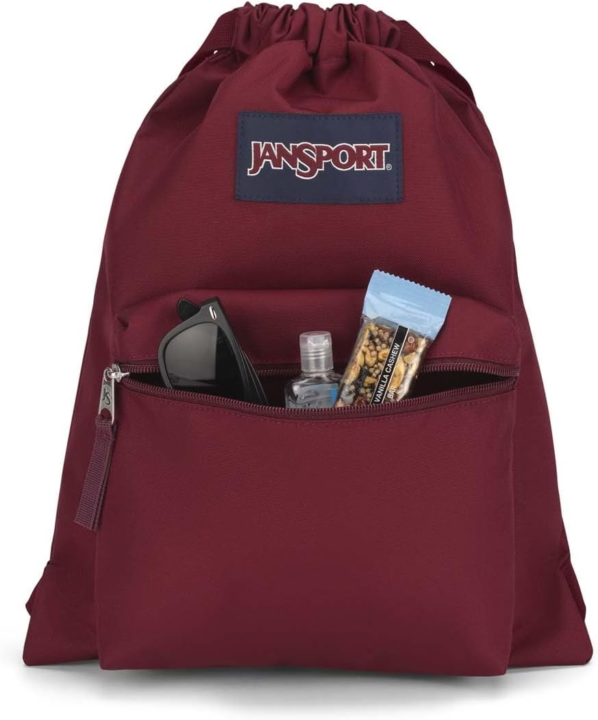 JanSport DRAWSACK Kleiner Rucksack,Russet Red, Russet Red