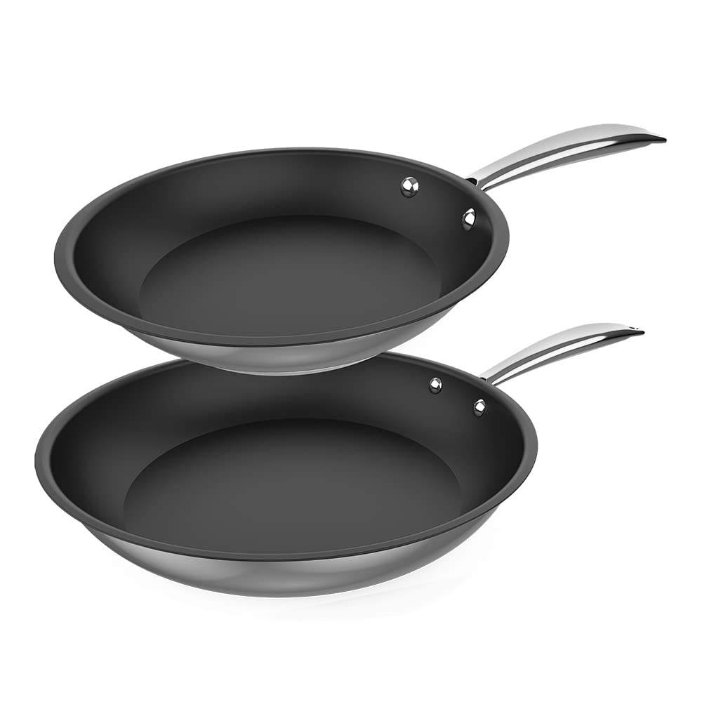 Cecotec Pfannenset Polka Classy 20-24 Bucket Set Steel Ø 20-24 cm, Edelstahl 18/10, Antihaftbeschich
