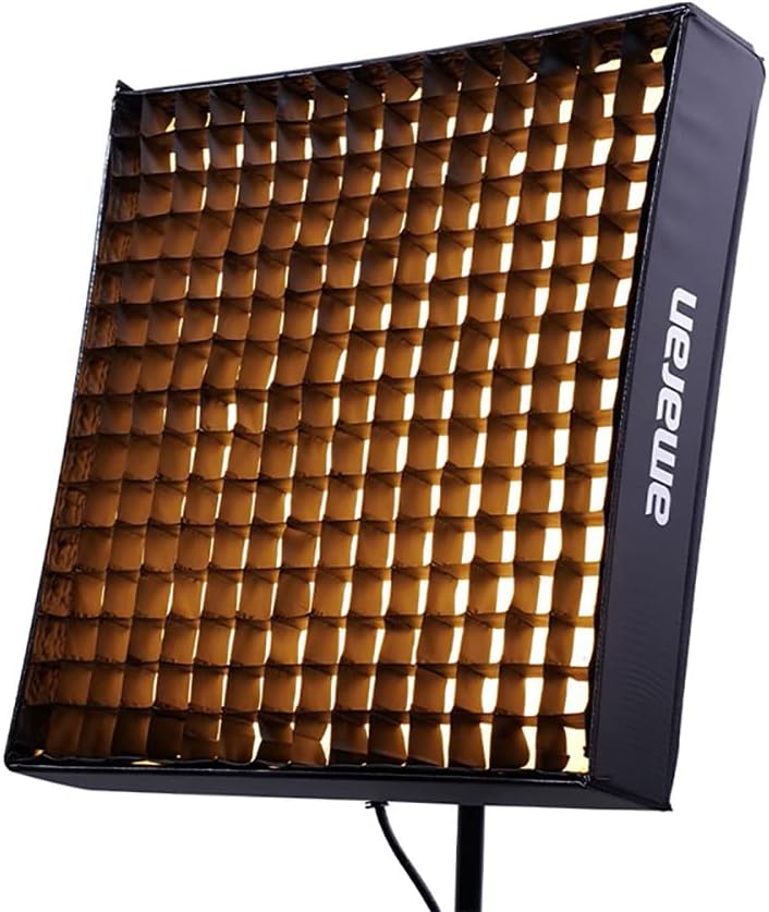 Aputure Amaran F22x 200W Flex-LED-Videoleuchte mit Wabengitter, zweifarbig 2500K-7500K, unterstützt
