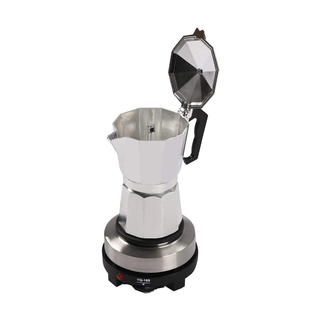Elektrische Mini Single Hot Plate Espresso Herd (Espresso Maker) – 500W Aluminium Espressokocher Für