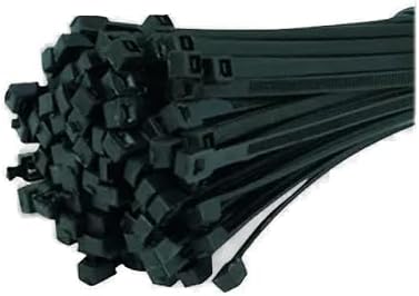 BeBo Kabelbinder UV-beständig Schwarz 7,8 x 750 mm I 100 Stück I stabil & vielseitig für den Innen &