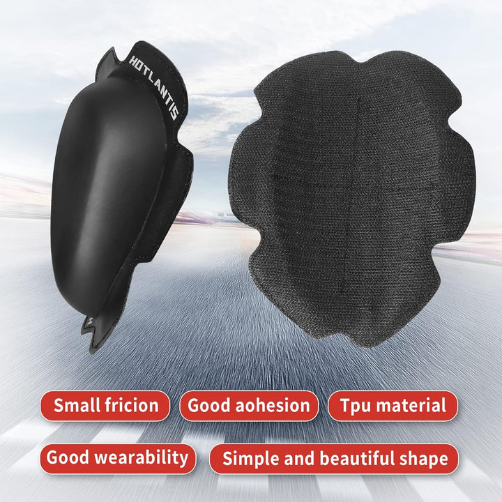 HOTLANTIS Universal Knieschleifer Knee Slider für Knieschutz Outdoor Motorrad Reiten Motorrad Racing