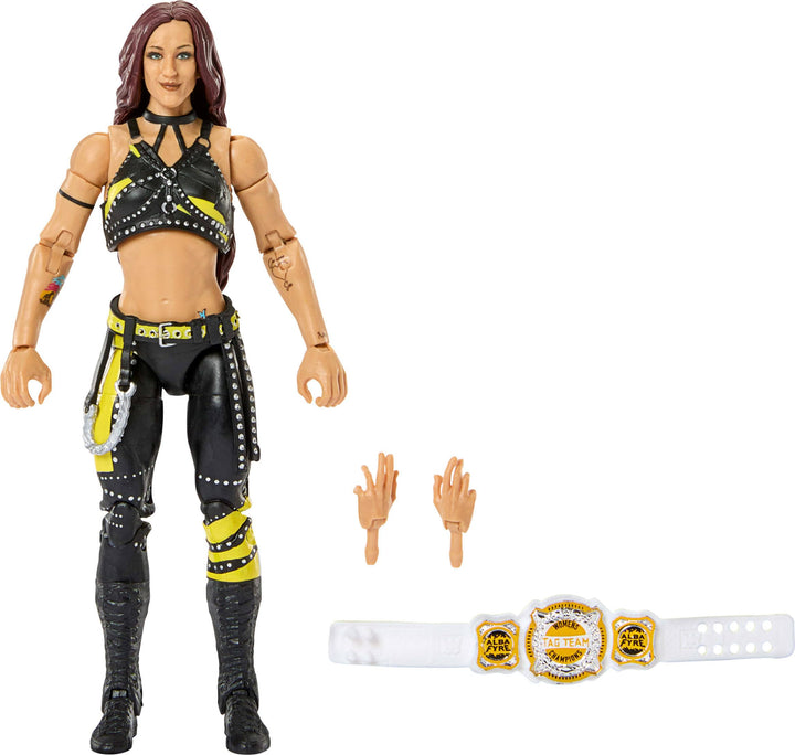 Mattel WWE Elite Actionfigur & Zubehör, Serie #121 Set, 15,2 cm grosses Sammlerstück Alba Fyre mit 2