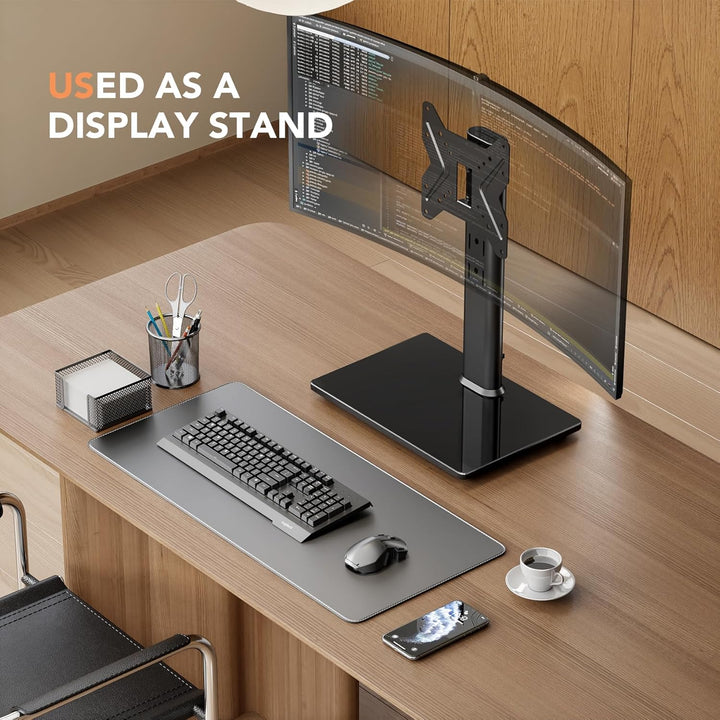 TV Standfuss Universal Höhenverstellbar Ständer für 19-43 Zoll TV Fernsehtisch Halterung Fernsehstän