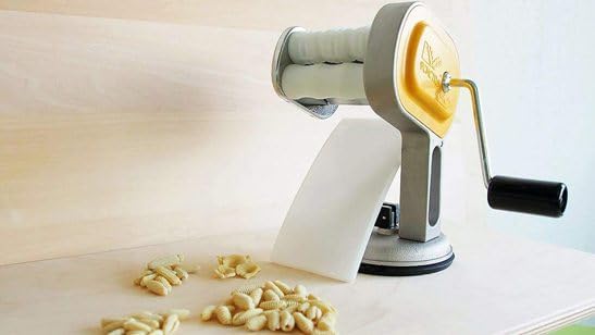 Sardische Knödelmaschine für Cavatelli, Ohren, Gnocchetti Divina – Befestigung mit Saugnapf