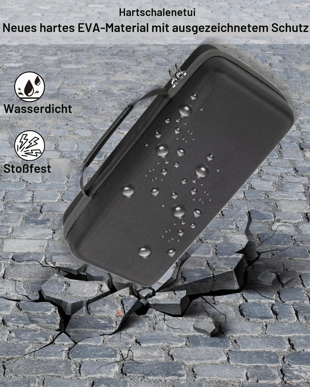 RAIACE Autostaubsauger-Etui, Hartschalen-Reiseetui, kompatibel mit Fanttik V8 Apex/Slim V8 Mate/ V10