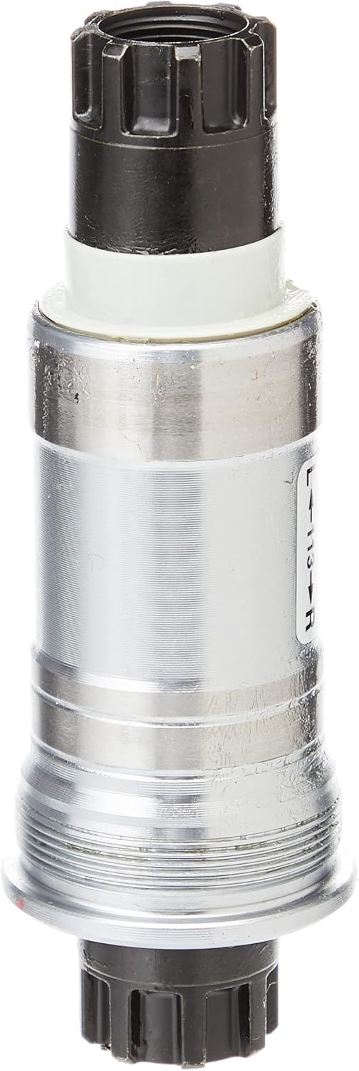 SHIMANO BB-ES51 Innenlager 73mm BSA ohne Kurbelschrauben (Länge: 118 mm) 73-118mm schwarz - schwarz,