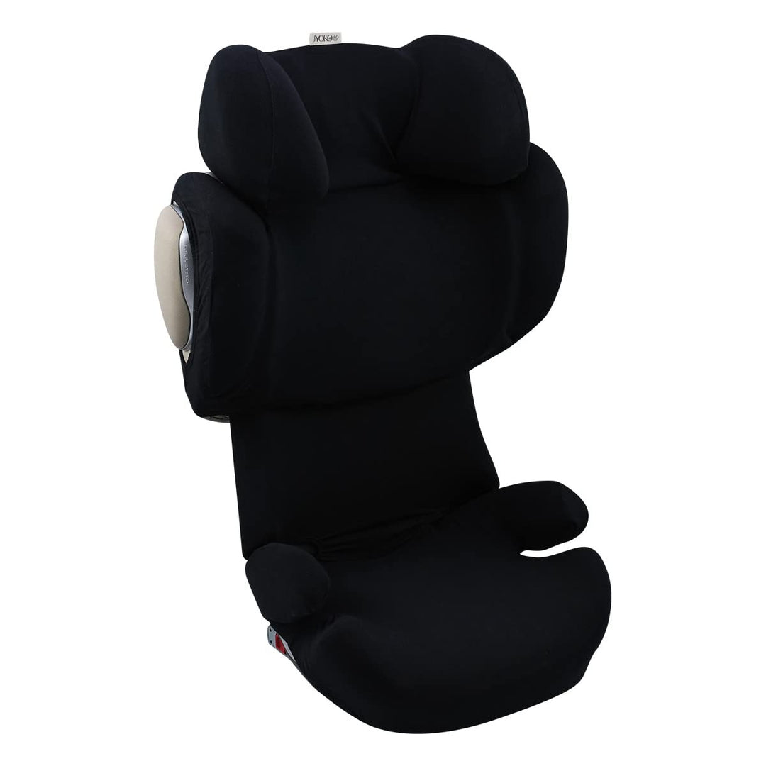 JYOKO Kids Bezug kompatibel mit Cybex Solution Q2 Fix, Q3, Cybex Z Fix, Gb Elian (Black Series), BLA
