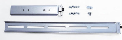 Inter Tech 26" Teleskopschienensatz 1U 650 mm Silber