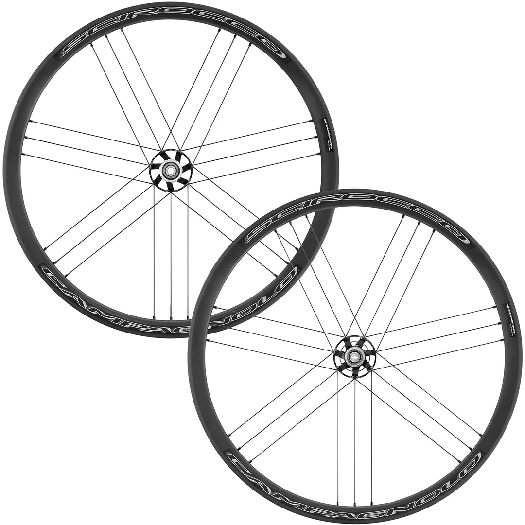 Campagnolo Unisex – Erwachsene Scirocco DB Laufradsatz, Schwarz, 28"
