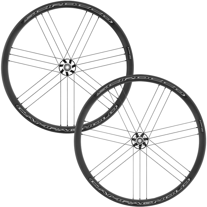 Campagnolo Unisex – Erwachsene Scirocco DB Laufradsatz, Schwarz, 28"