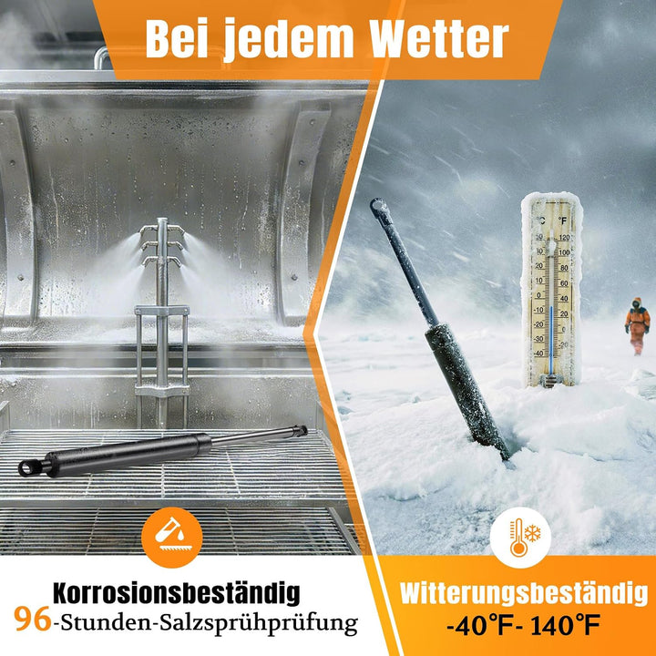 455mm 200N/20kg Gasdruckfeder Gasdruckdämpfer Universelle Gasfeder für Sofa Bett Klappen, Wohnmobilt
