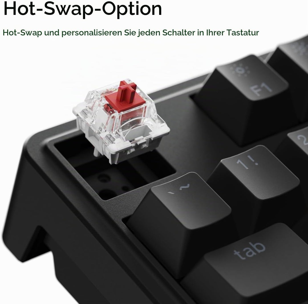 Keychron C3 Pro QMK/VIA Trådbundet Mekaniskt Tangentbord, Programmerbart, TKL-gamingtangentbord 87 T
