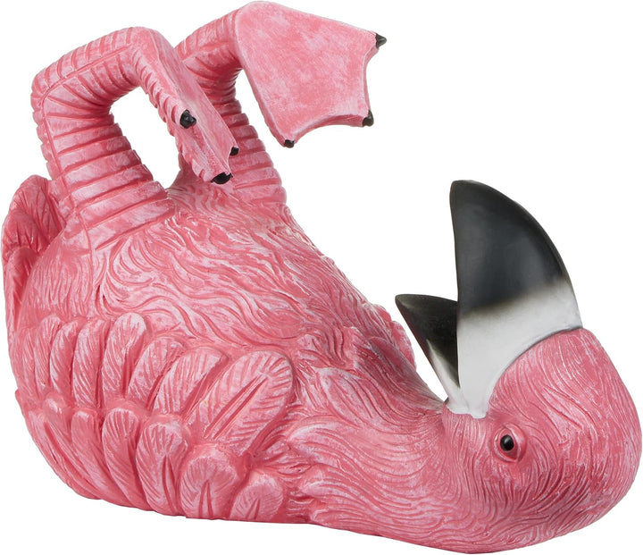 BRUBAKER Weinflaschenhalter durstiger Flamingo - Flaschenhalter Trinkende Tiere - Flaschenständer lu