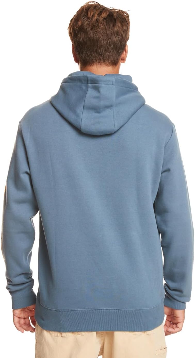 Quiksilver Herren Mw Logo Hoody Hooded Fleece Sweatshirt Pullover (1er Pack) L Bering Sea, Bering Se