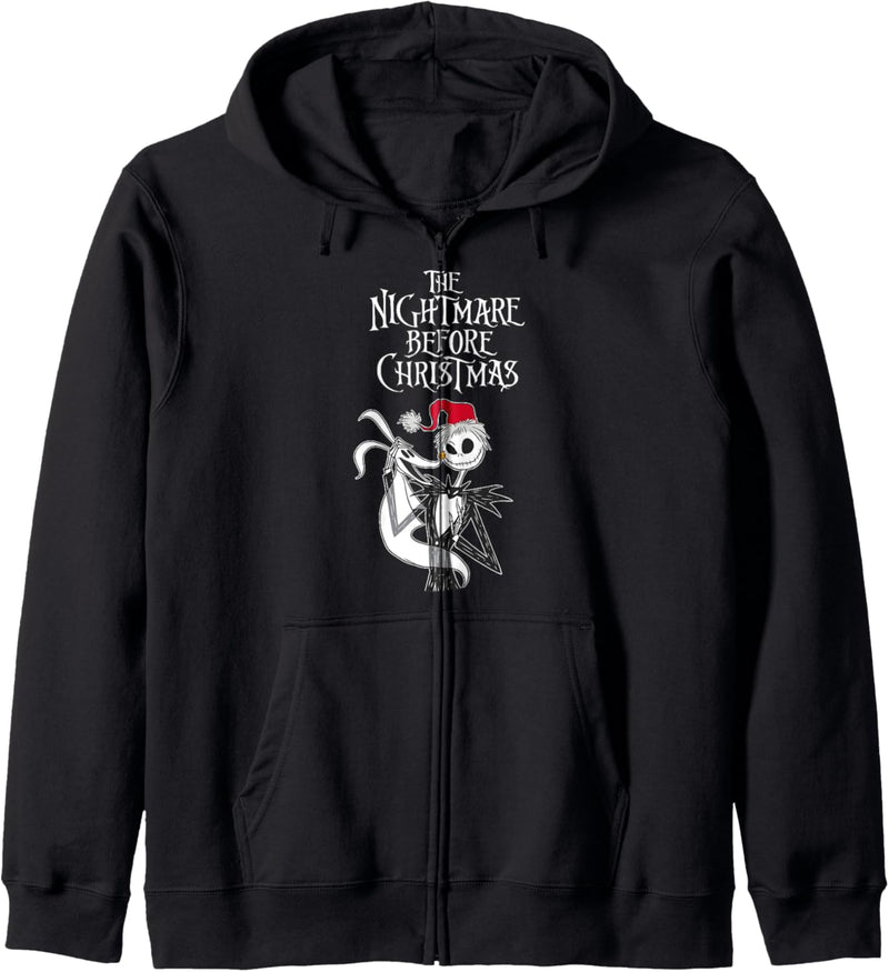 Disney The Nightmare Before Christmas Skellington and Zero Kapuzenjacke